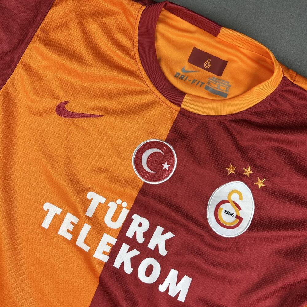 GALATASARAY 2012 2013 HOME FOOTBALL SHIRT SOCCER JERSEY TURKEY Nike Size Large